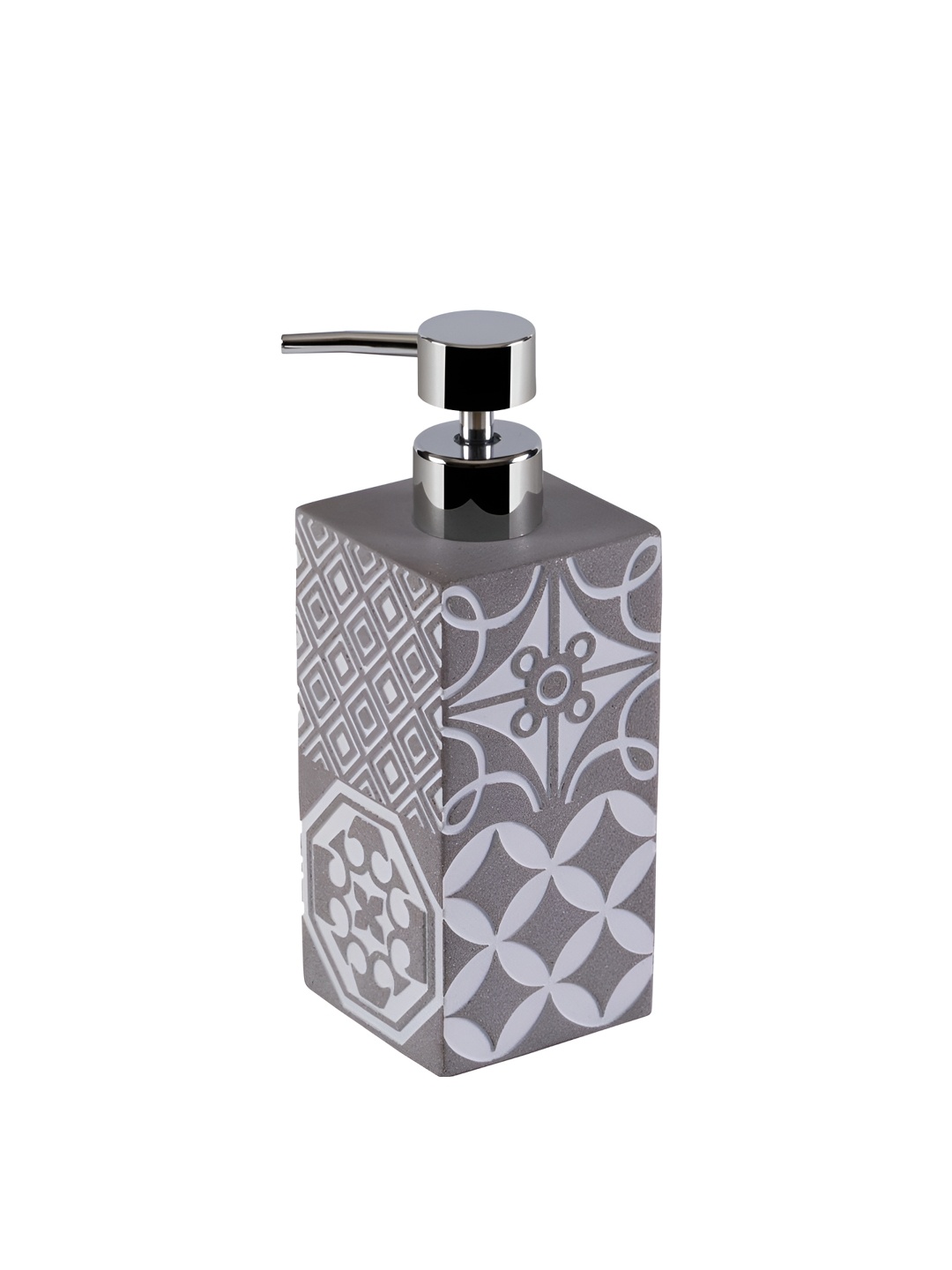 

Freelance Grey Abstract Polyresin Soap Dispenser