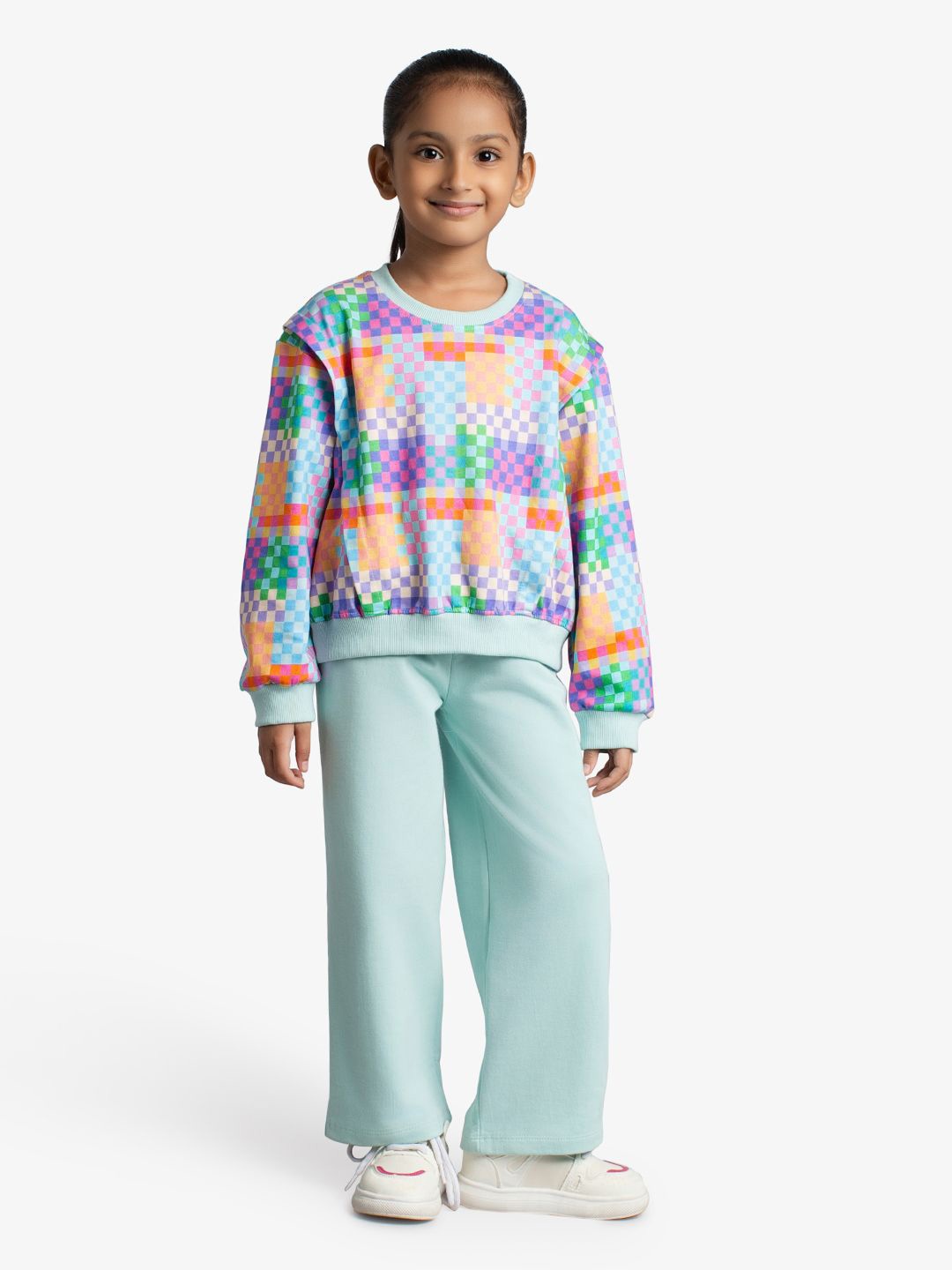 

Ed-a-Mamma Girls Printed Trousers, Blue