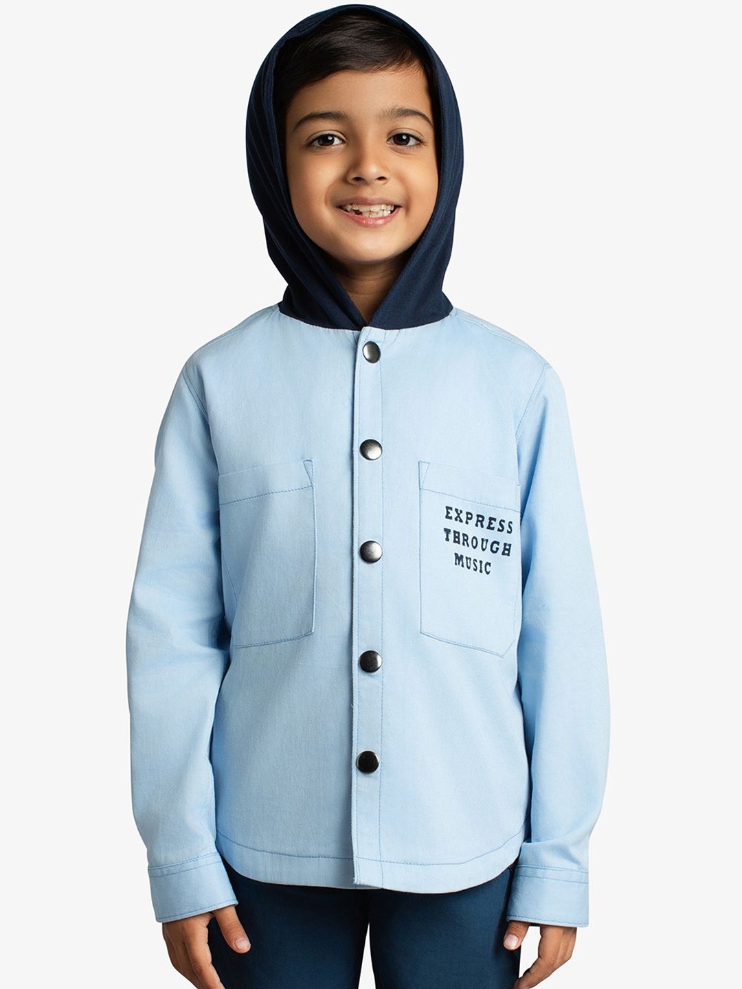 

Ed-a-Mamma Boys Outdoor Open Front Jacket, Blue
