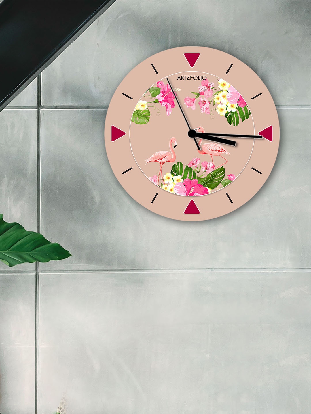 

ArtzFolio Multicoloured Printed Contemporary Wall Clock, Multi