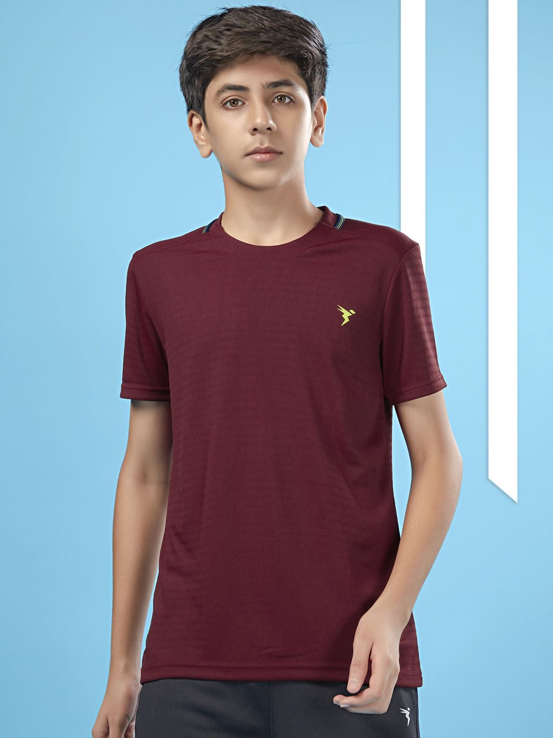 

Technosport Boys UPF50 Slim Fit T-shirt, Red