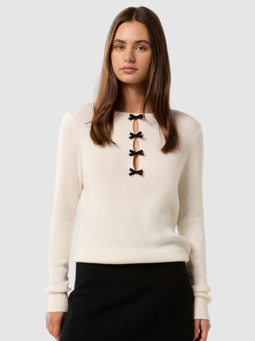 

Forever New Women Pullover, Cream