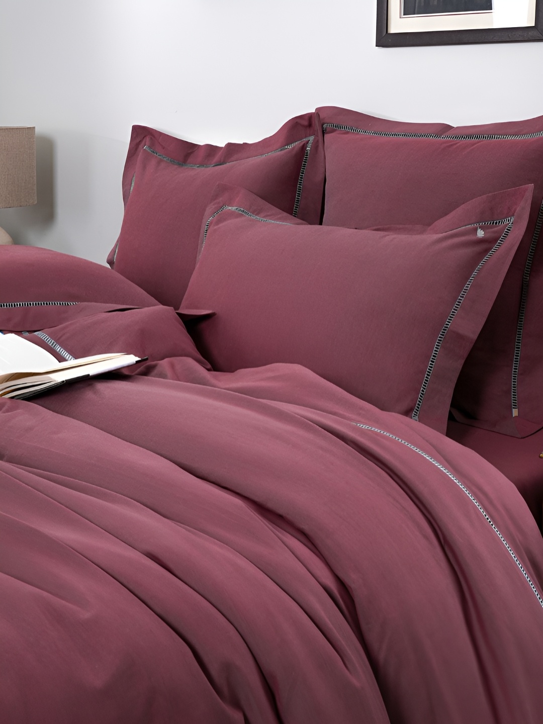 

MASPAR Red Single Duvet Cover With Pillow Case