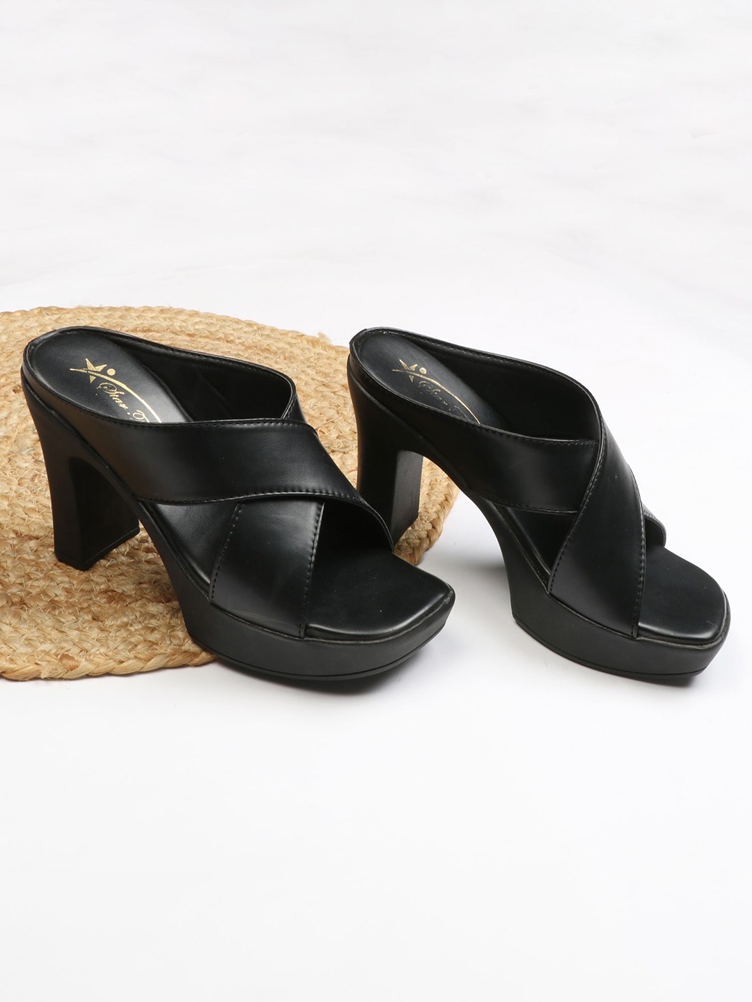 

STARTOES Women Platform Sandals, Black