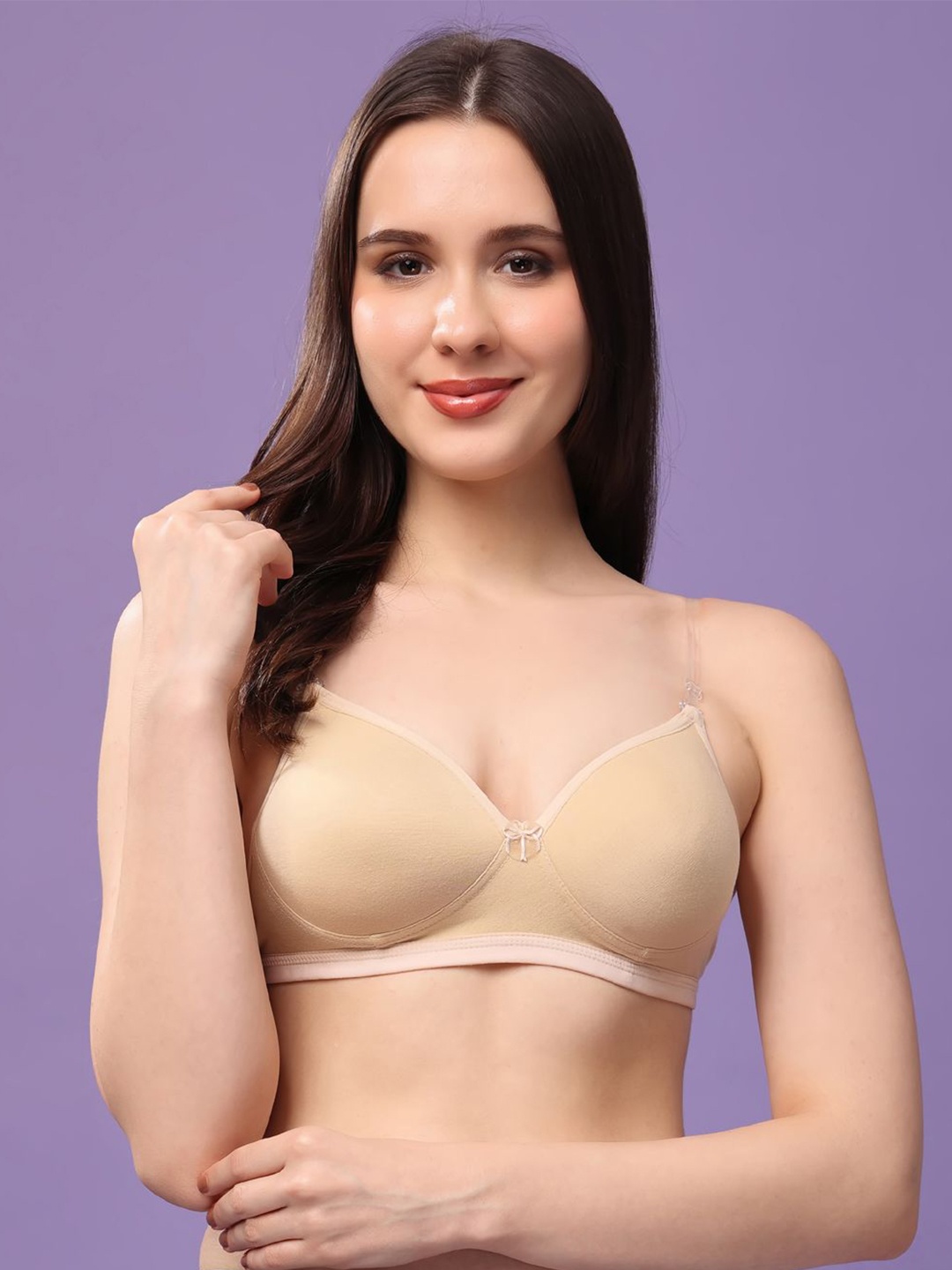 

Floret Bra Medium Coverage Lightly Padded, Beige