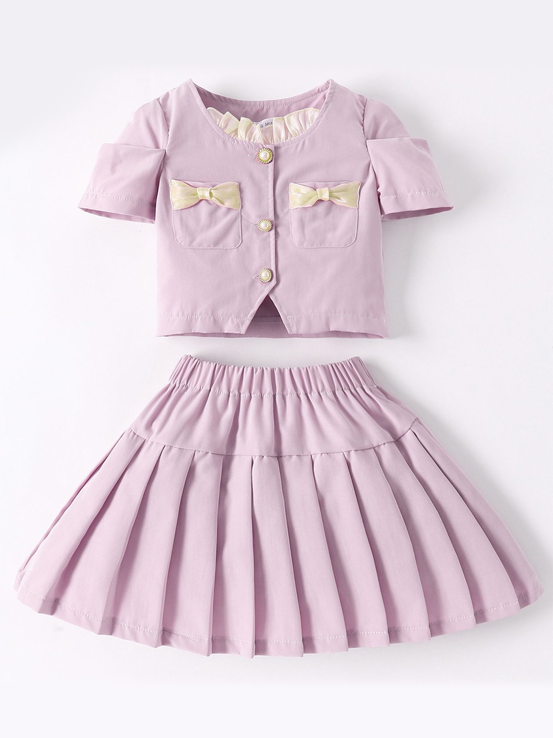 

Mark & Mia Girls Top with Skirt, Purple