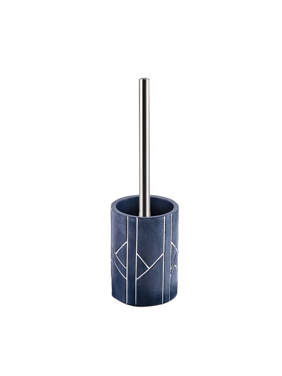 

Freelance Navy Blue Textured Polyresin Toilet Brush Holder