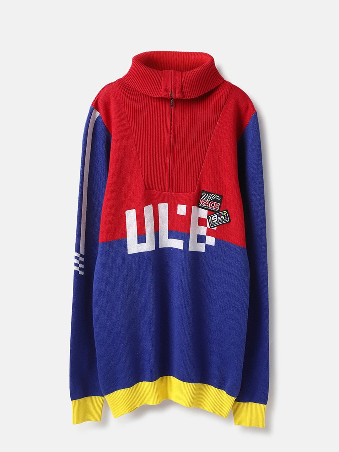 

United Colors of Benetton Boys Colourblocked Sweatshirt, Blue
