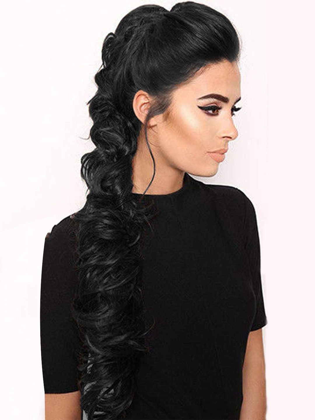 

Krelin Halo Curly Twists Hair Extension - Black - 27.5 Inch