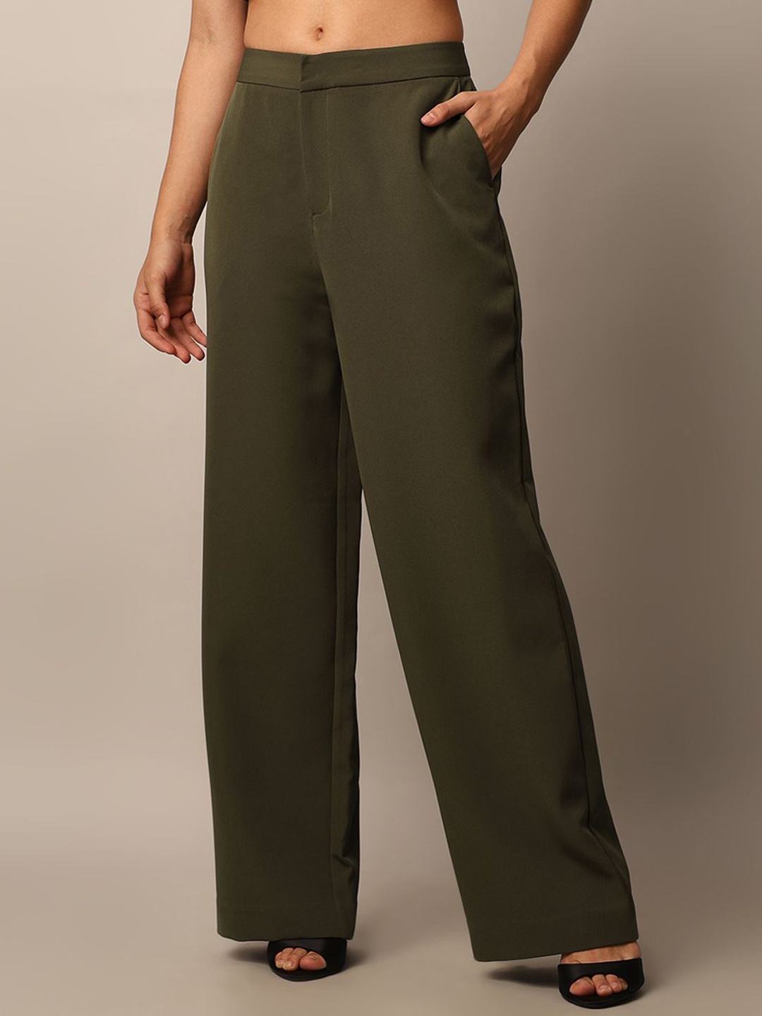 

ONLY Women Trousers, Olive