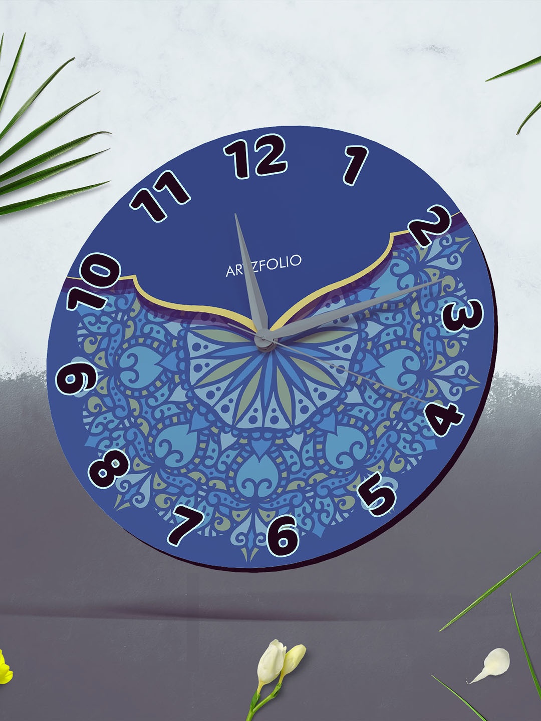 

ArtzFolio Multicoloured Printed Contemporary Wall Clock, Multi