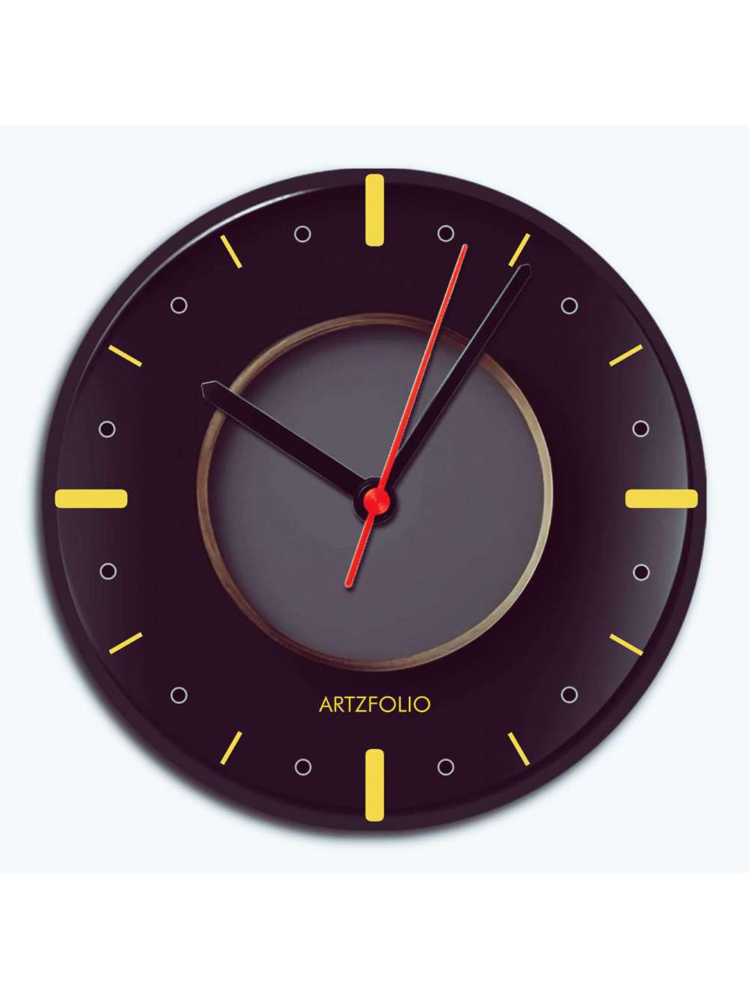 

ArtzFolio Multicoloured Printed Contemporary Wall Clock, Multi