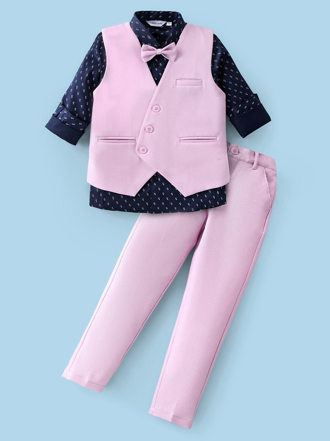 

Mark & Mia Boys Coat with Pyjamas, Pink