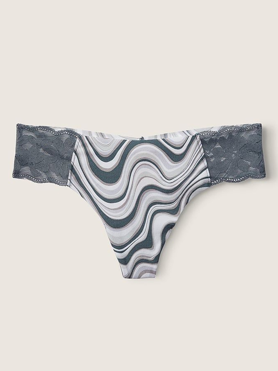 

Victoria's Secret PINK Lace Thongs Briefs 111991785QI4, Grey