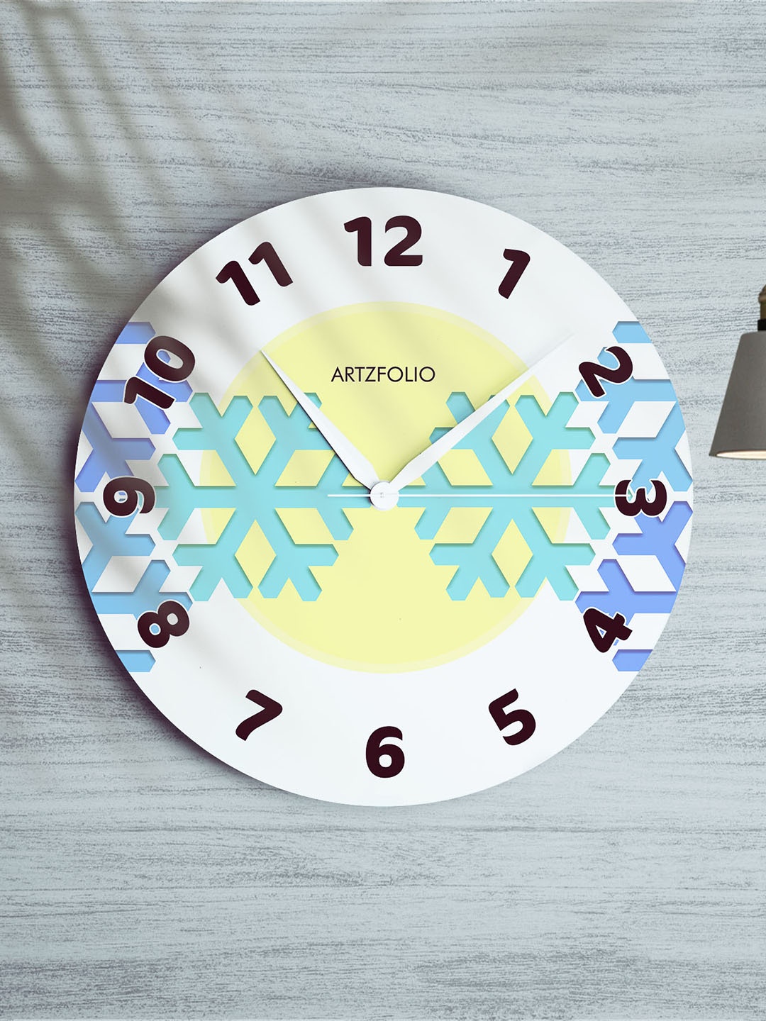 

ArtzFolio Multicoloured Printed Contemporary Wall Clock, Multi