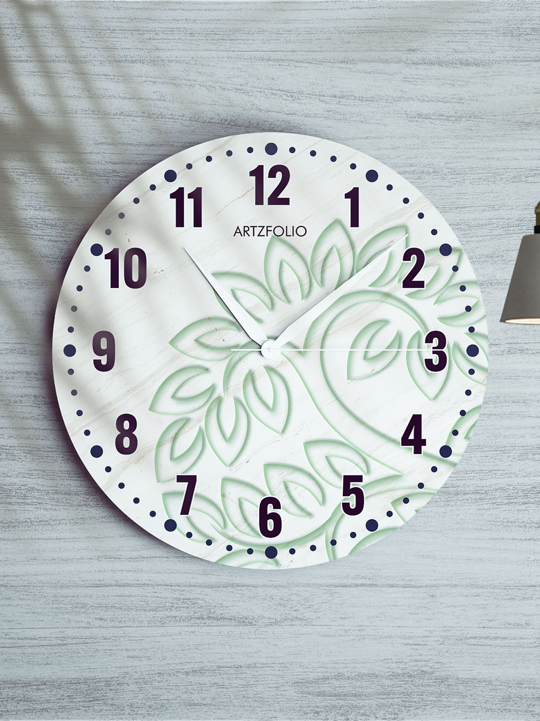 

ArtzFolio Multicoloured Printed Contemporary Wall Clock, Multi