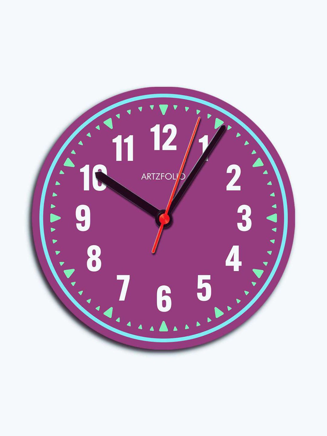 

ArtzFolio Multicoloured Printed Contemporary Wall Clock, Multi
