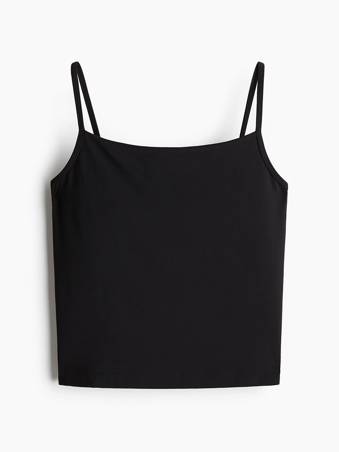 

H&M Sports Strappy Top In DryMove, Black