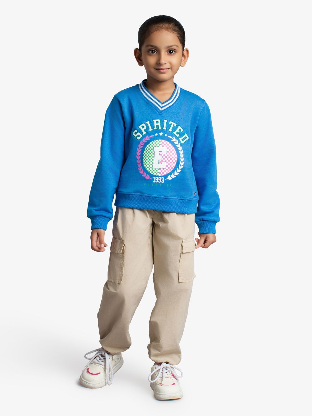 

Ed-a-Mamma Girls Printed Sweatshirt, Blue