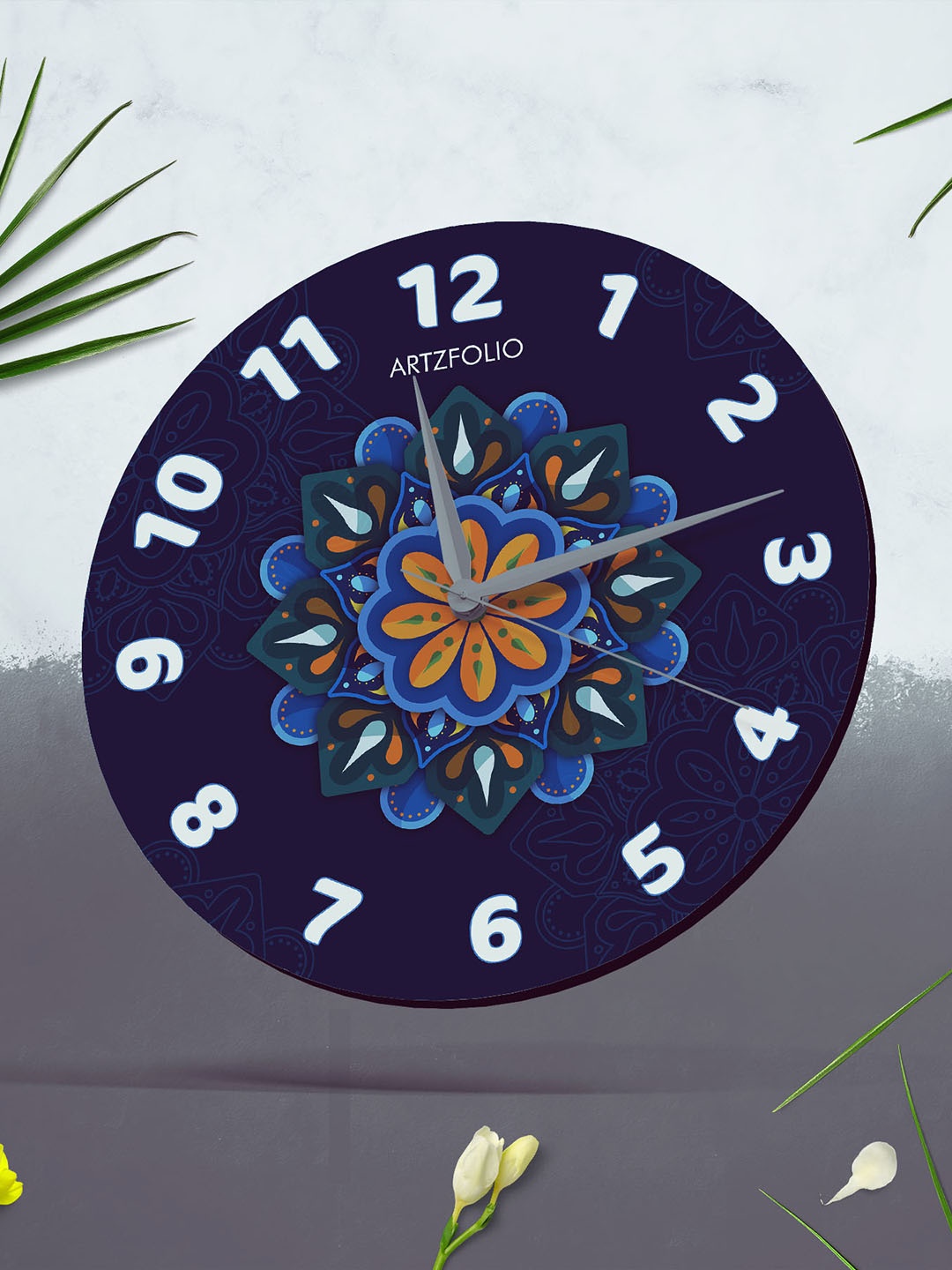 

ArtzFolio Multicoloured Printed Contemporary Wall Clock, Multi