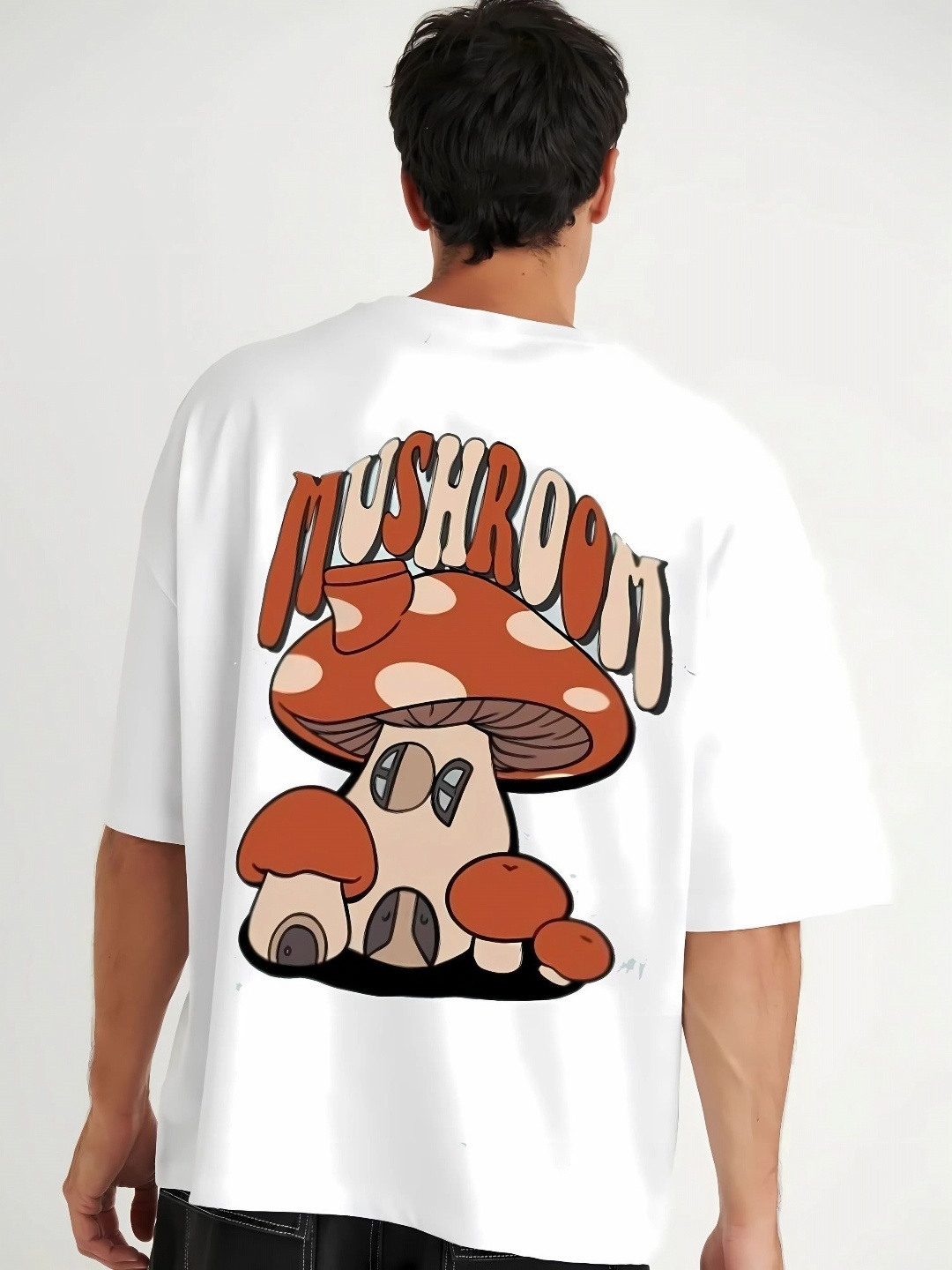 

Crazybee Tshirt Men Printed T-shirt, White