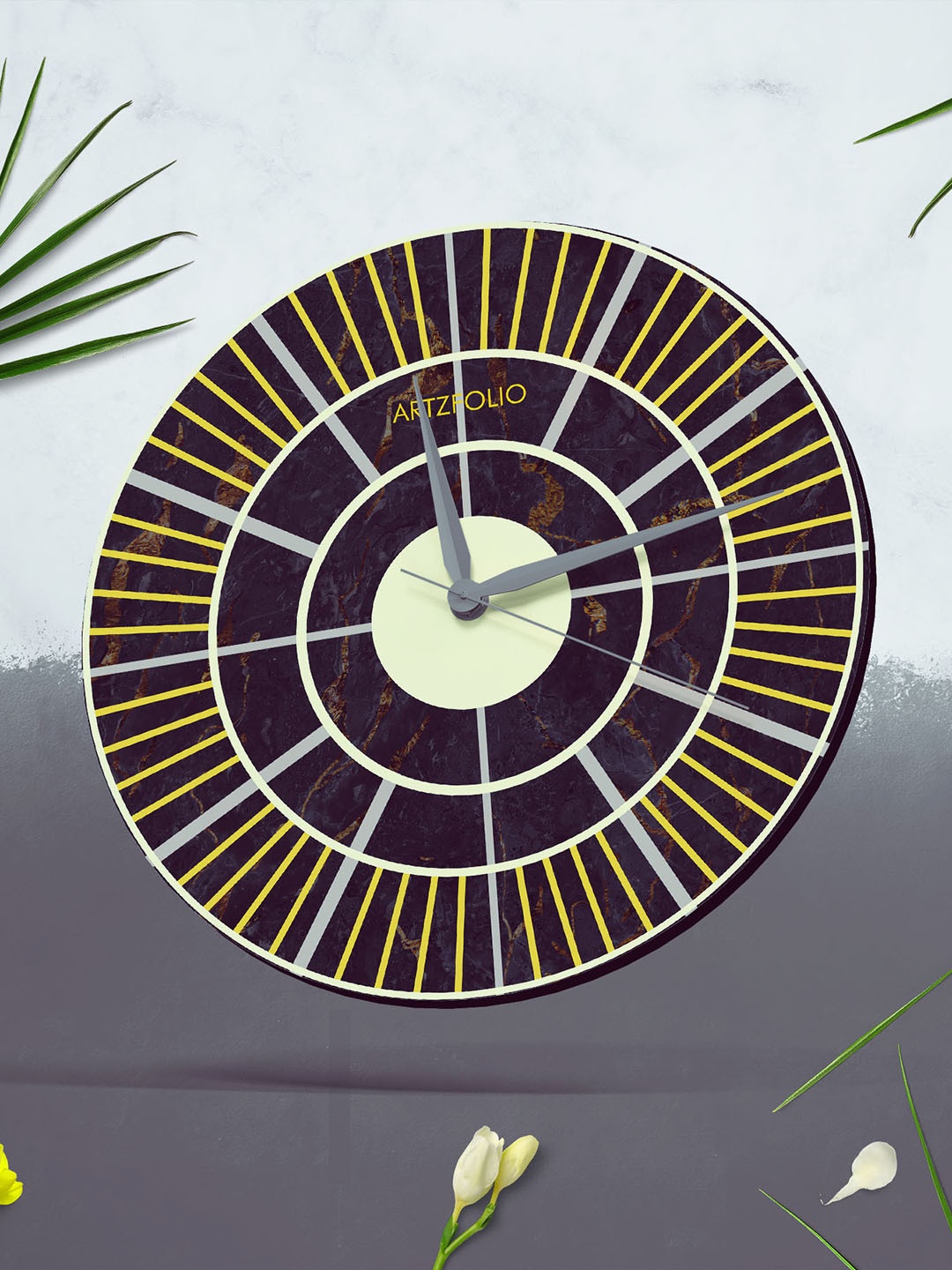 

ArtzFolio Multicoloured Printed Contemporary Wall Clock, Multi