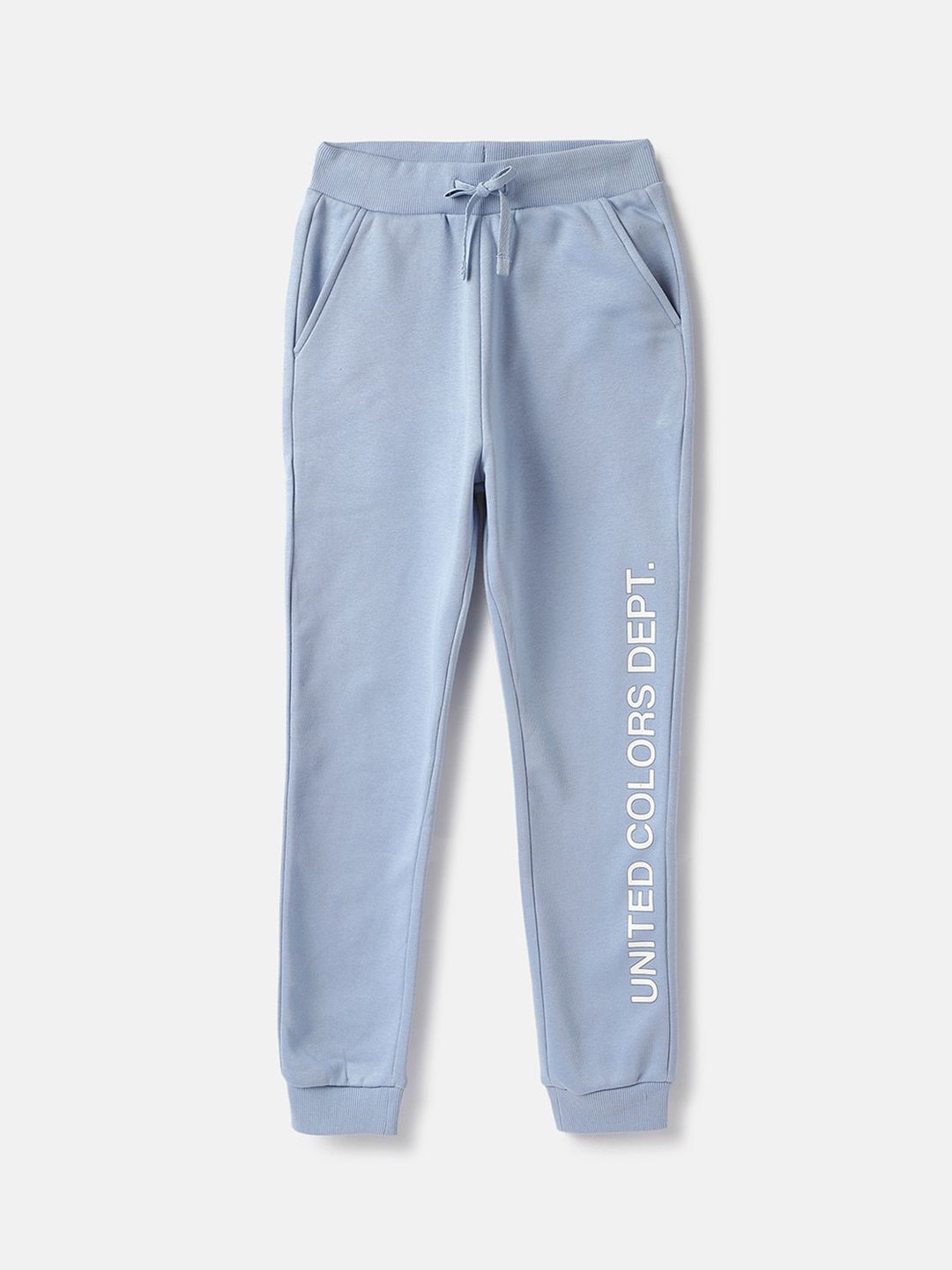 

United Colors of Benetton Mid- Rise Joggers, Blue