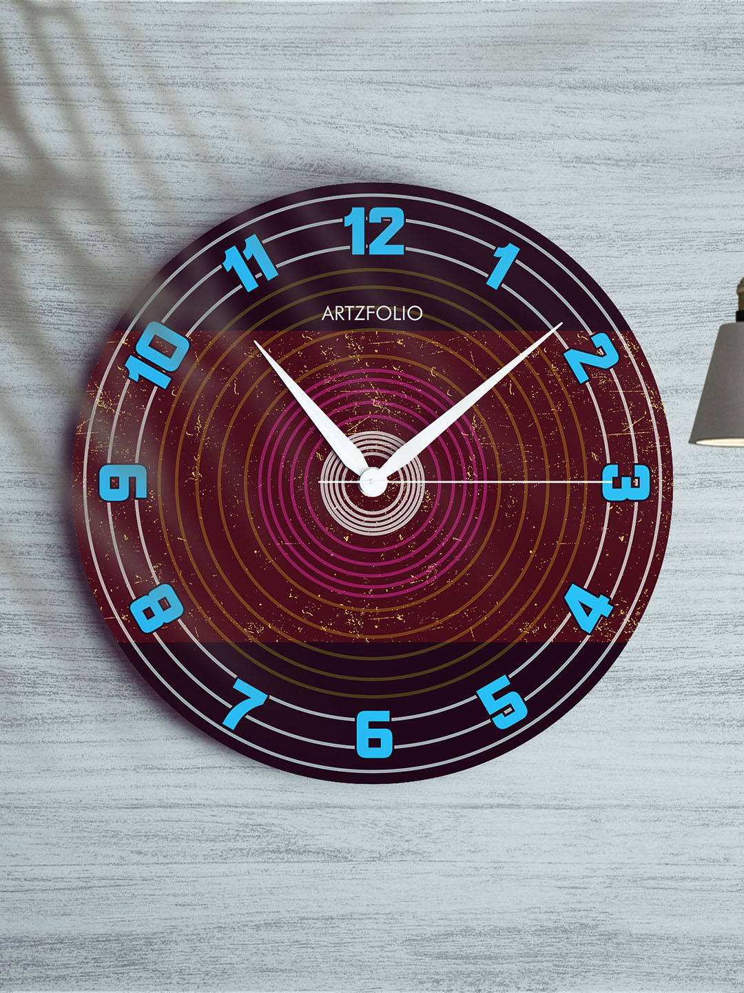 

ArtzFolio Multicoloured Printed Contemporary Wall Clock, Multi
