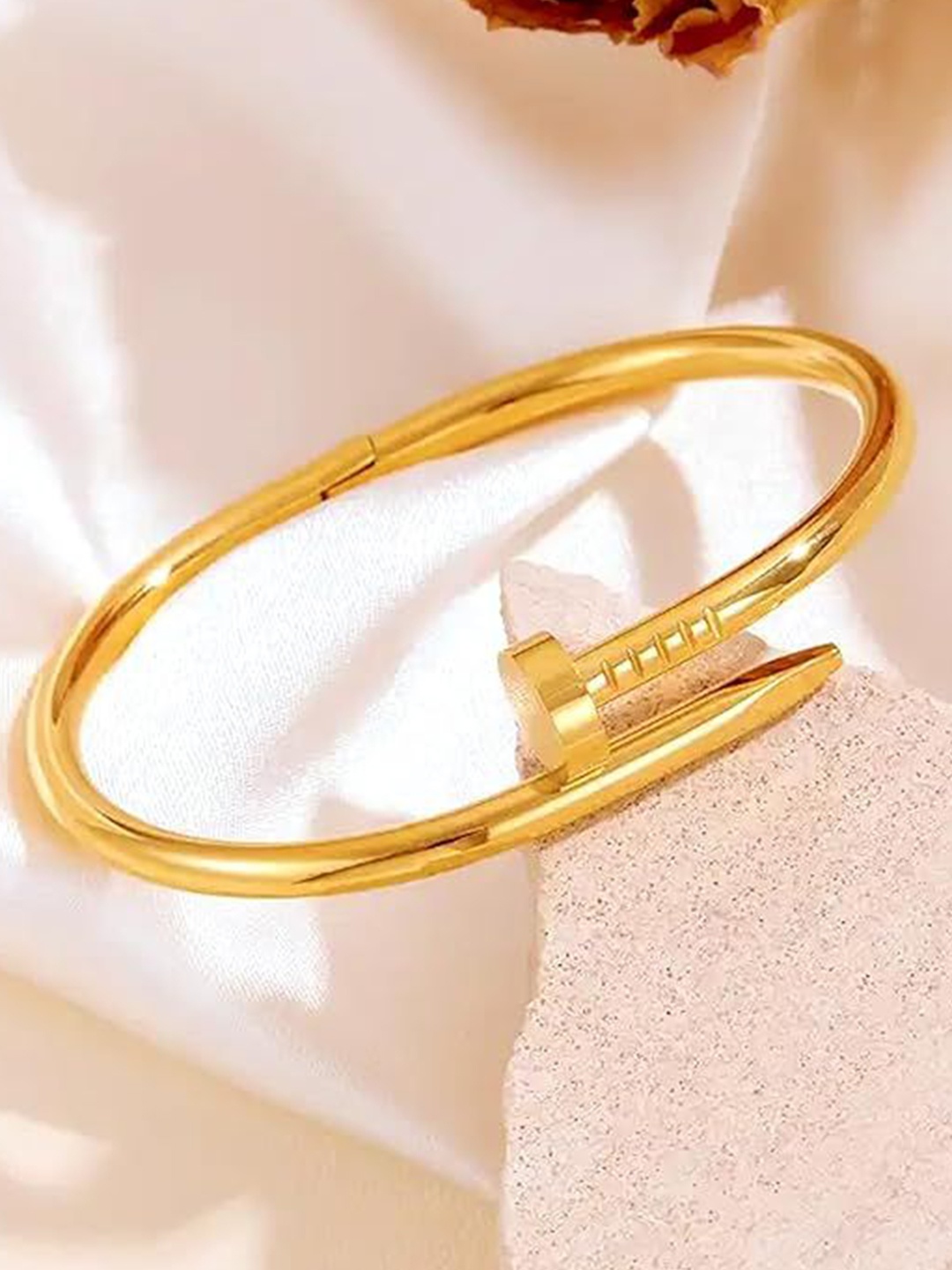 

MEENAZ Women Antique Gold-Plated Bangle-Style Bracelet