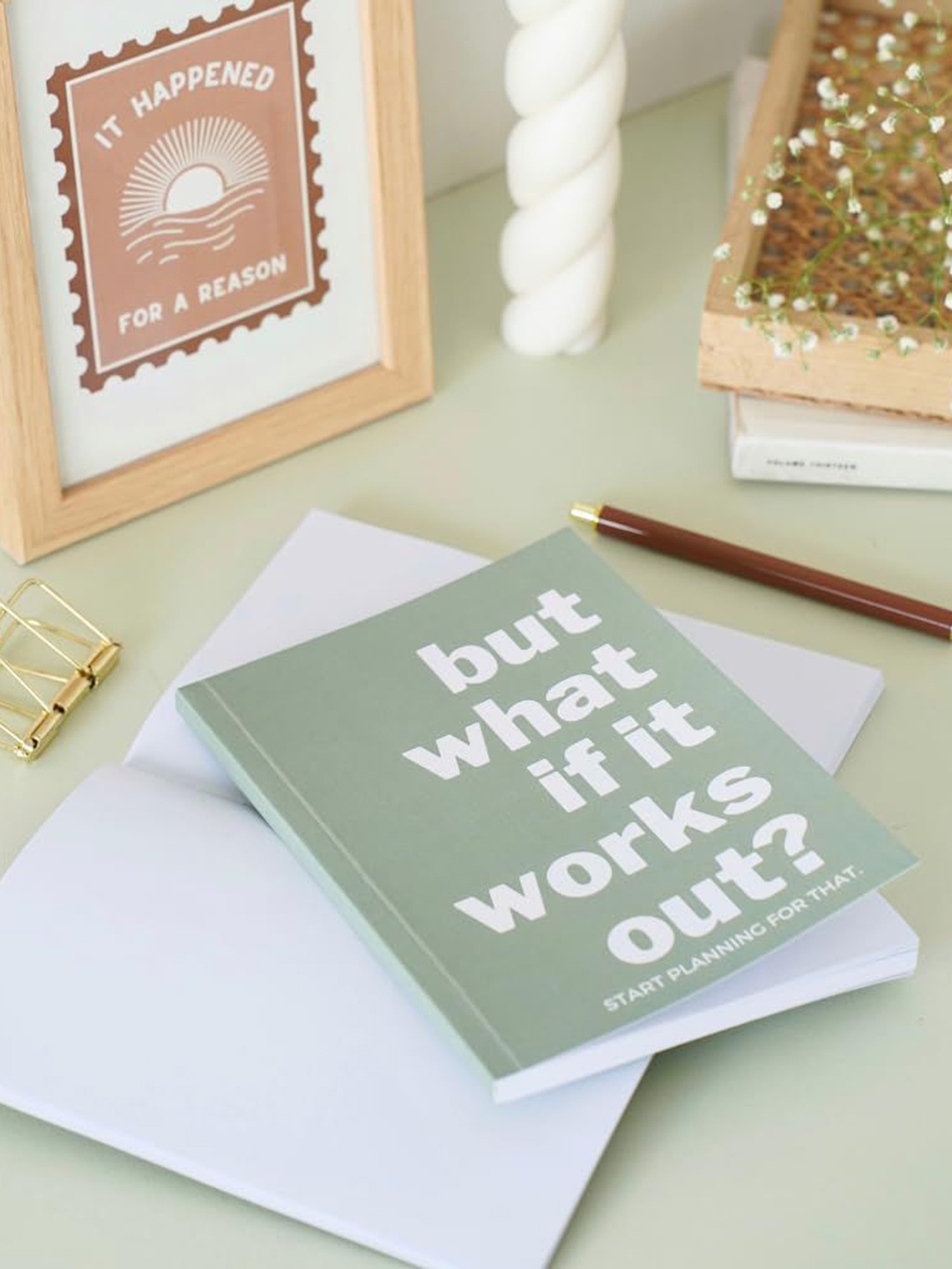

happywagon Self Design Planner Stationery, Green