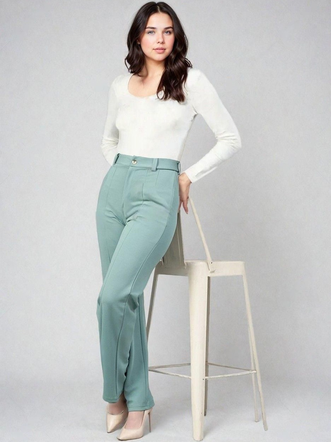 

Kotty Long Sleeve Top & Trouser Co-Ords, White