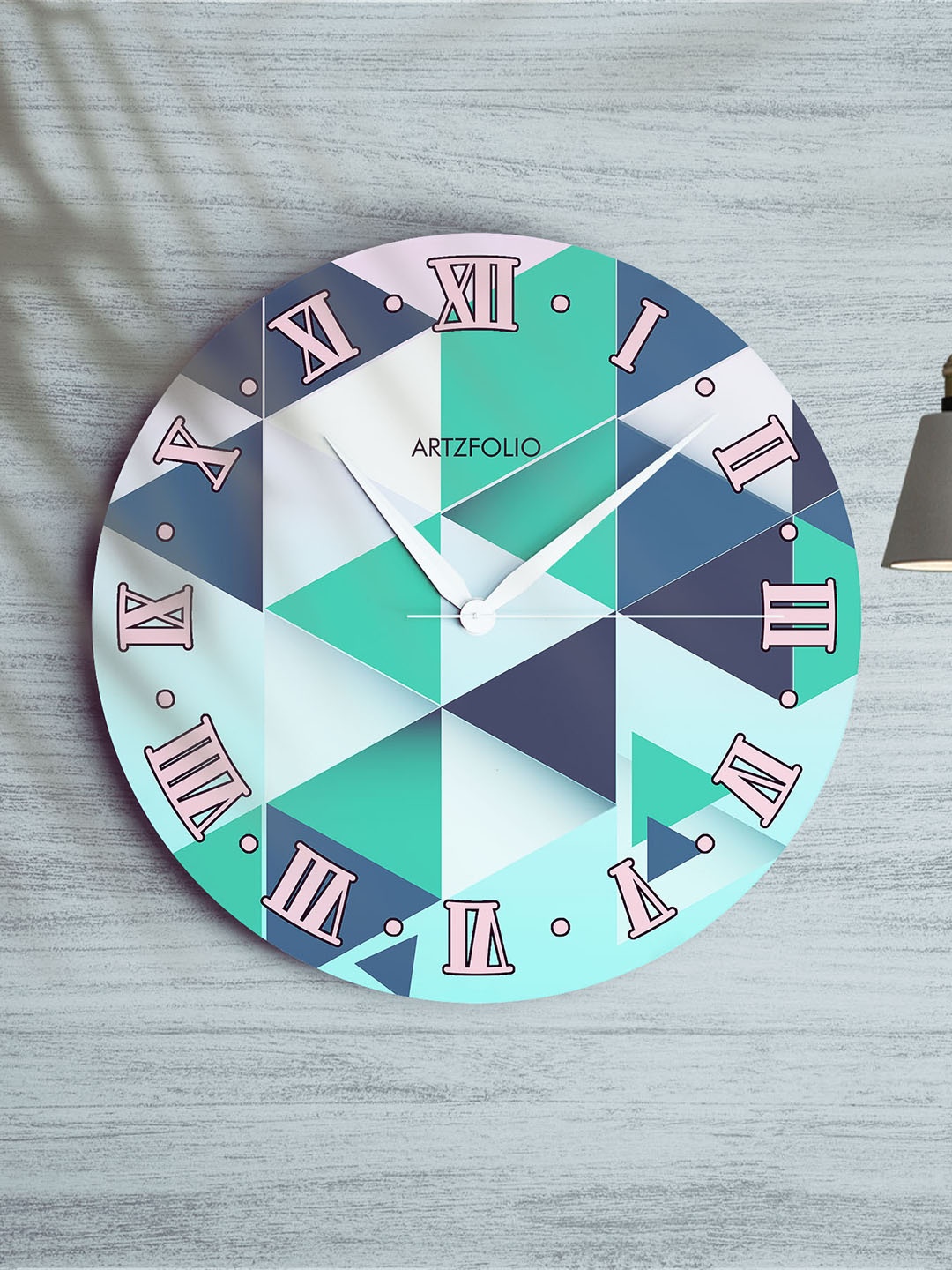 

ArtzFolio Multicoloured Printed Contemporary Wall Clock, Multi