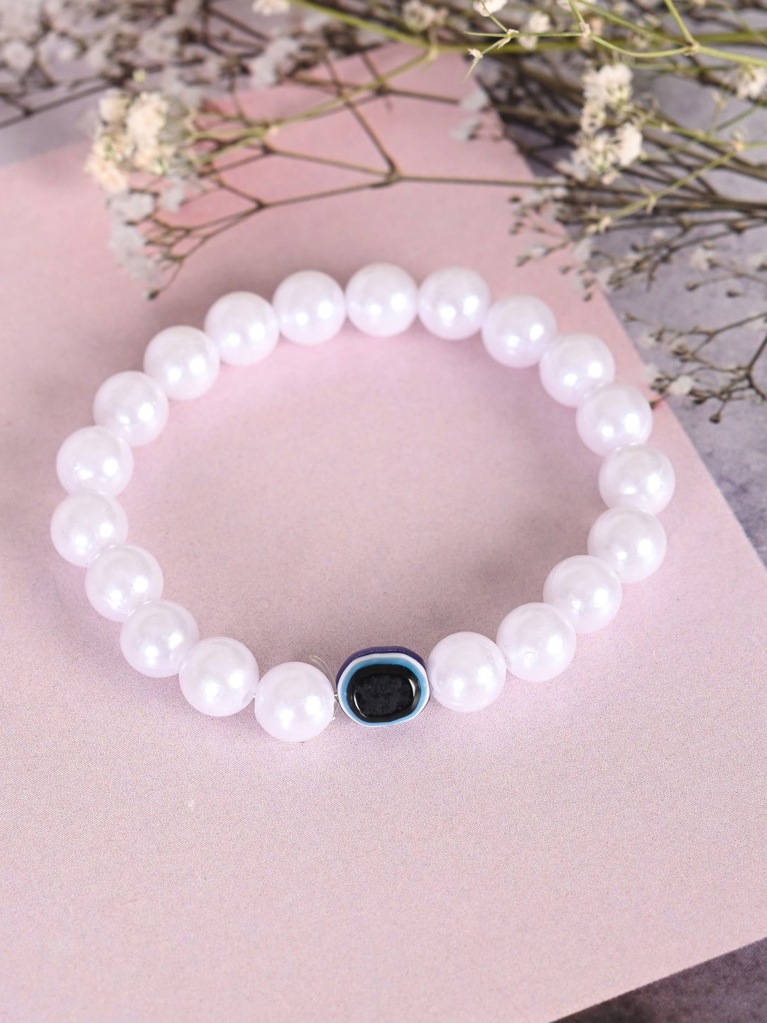

NVR Unisex Kids Wraparound Bracelet, White