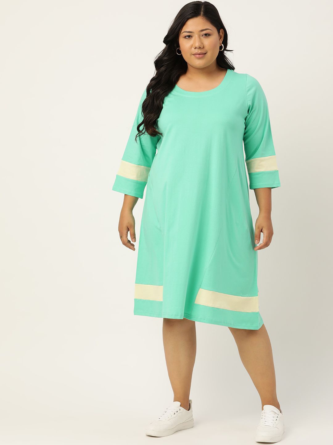 

theRebelinme A-Line Midi Dress, Sea green