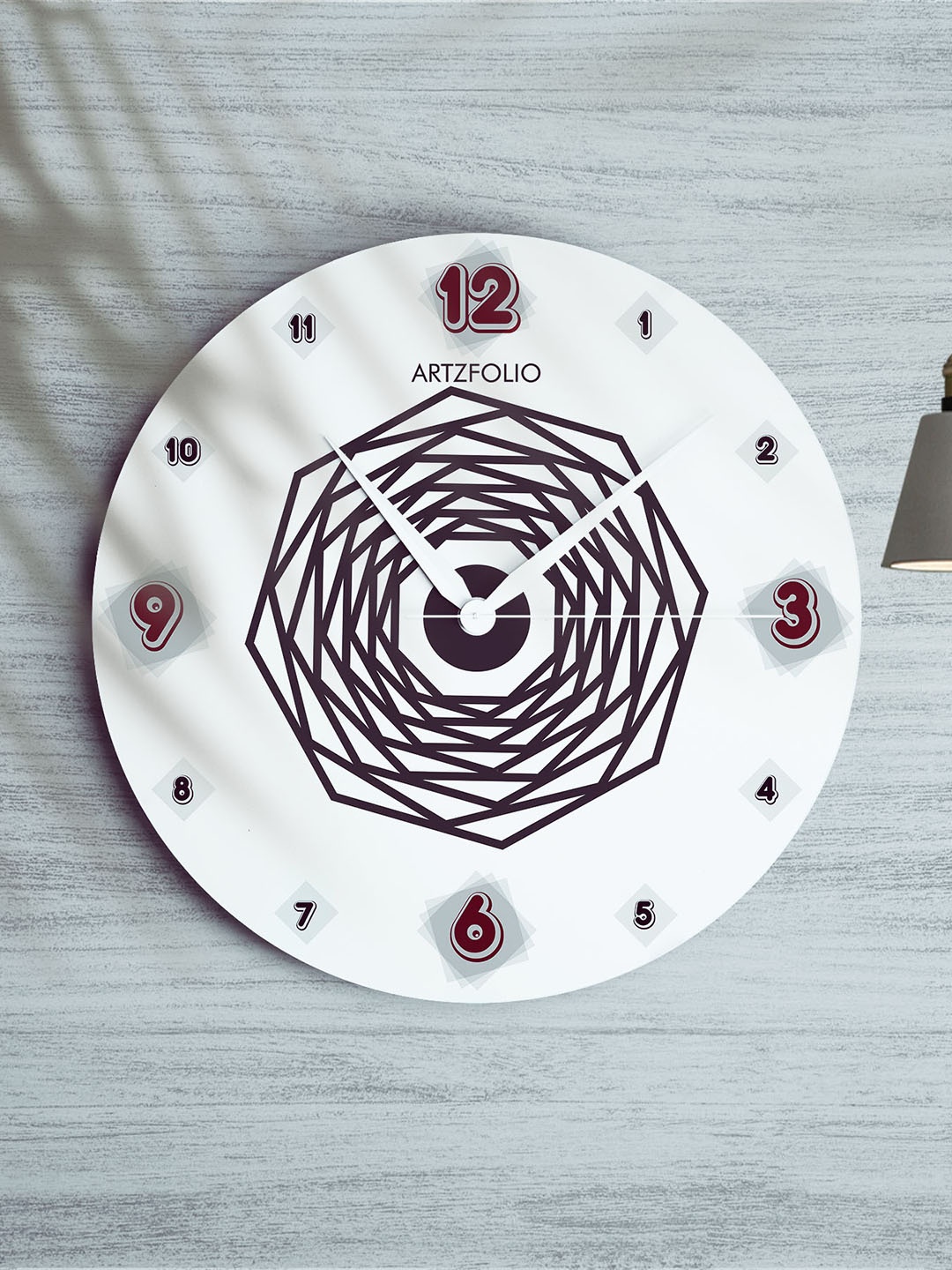 

ArtzFolio Multicoloured Printed Contemporary Wall Clock, Multi