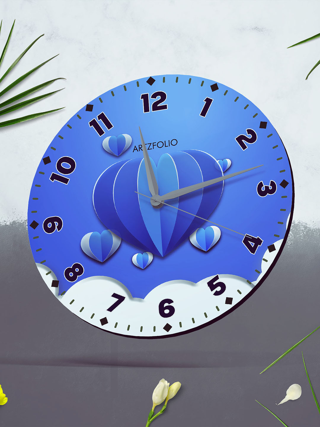 

ArtzFolio Multicoloured Printed Contemporary Wall Clock, Multi