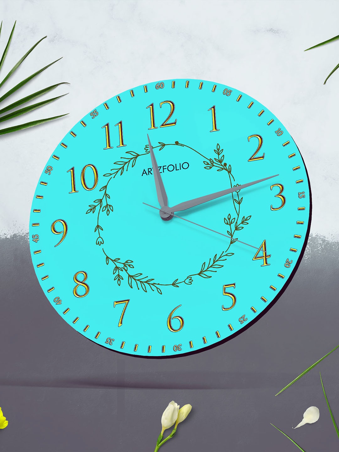 

ArtzFolio Multicoloured Printed Contemporary Wall Clock, Multi