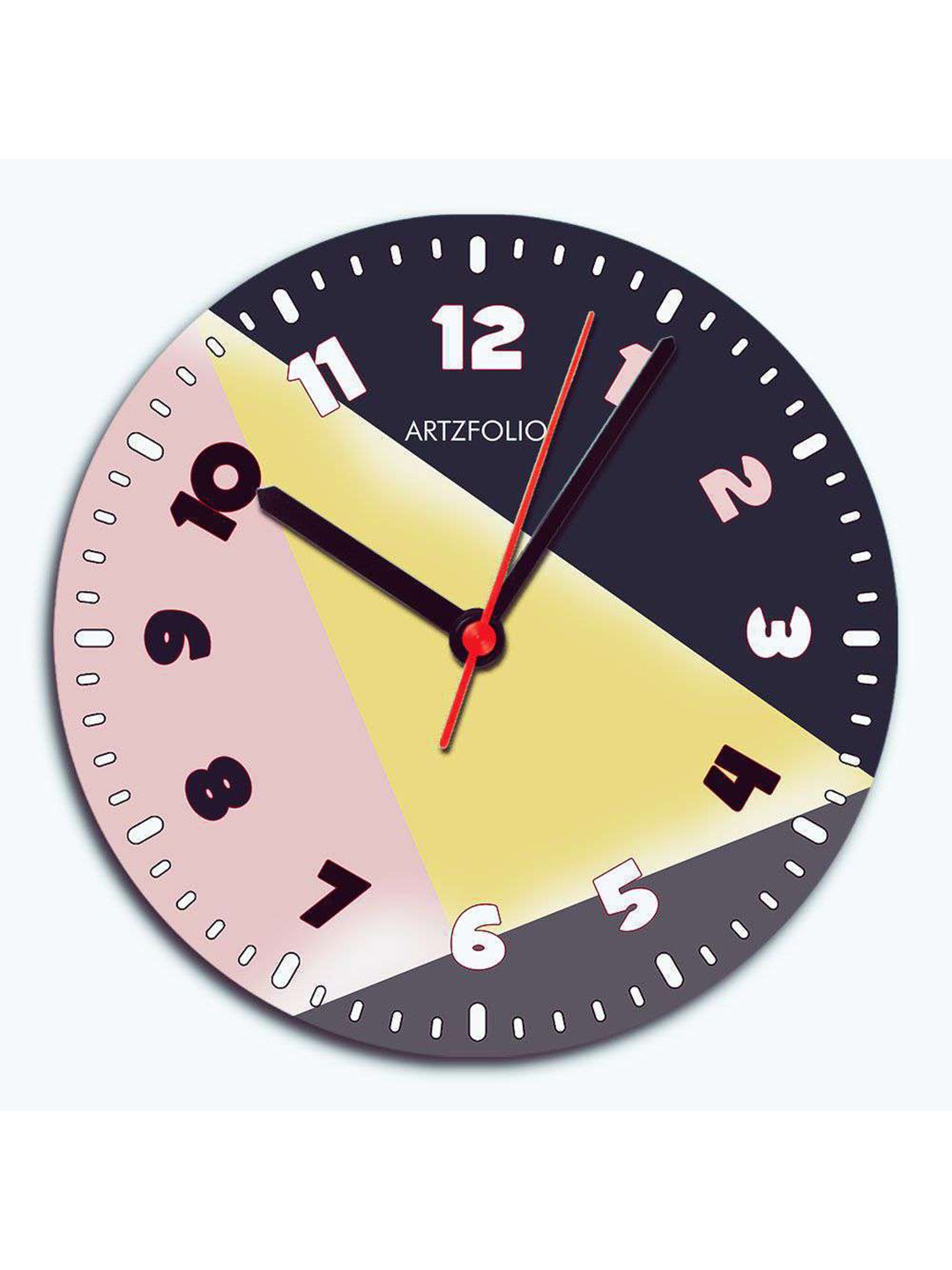 

ArtzFolio Multicoloured Printed Contemporary Wall Clock, Multi