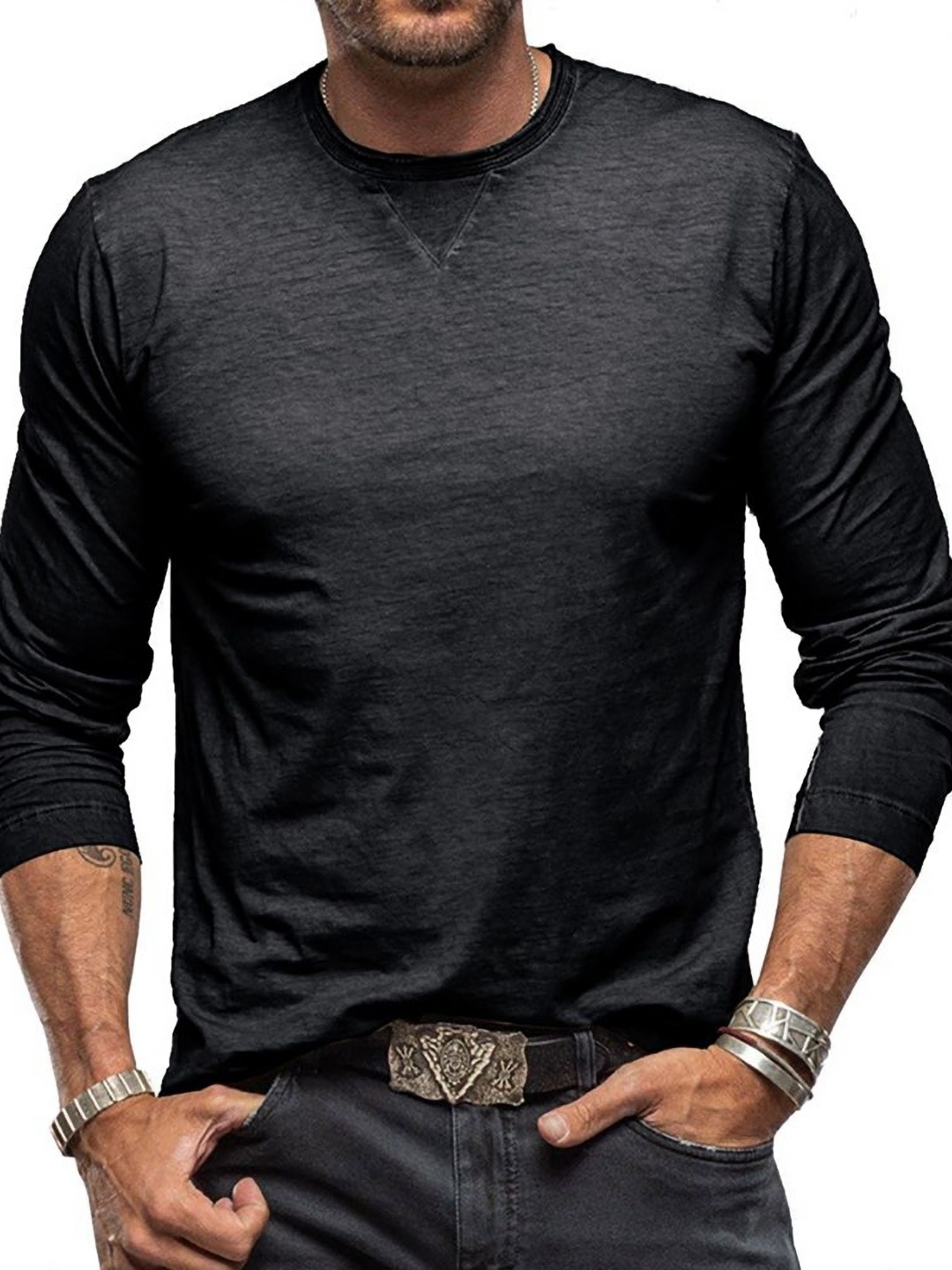 

StyleCast x Revolte Men T-shirt, Black