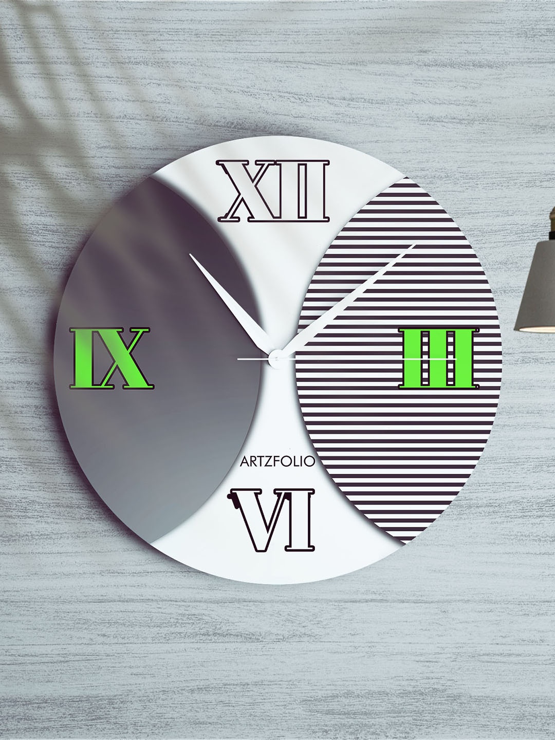 

ArtzFolio Multicoloured Printed Contemporary Wall Clock, Multi