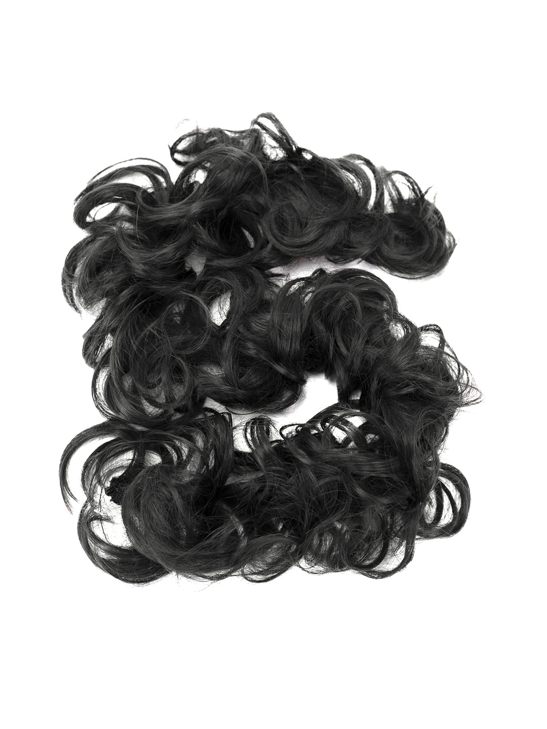 

FIMBUL Frill Hair Extension Elastic Stretchable Synthetic Juda Bun - Black
