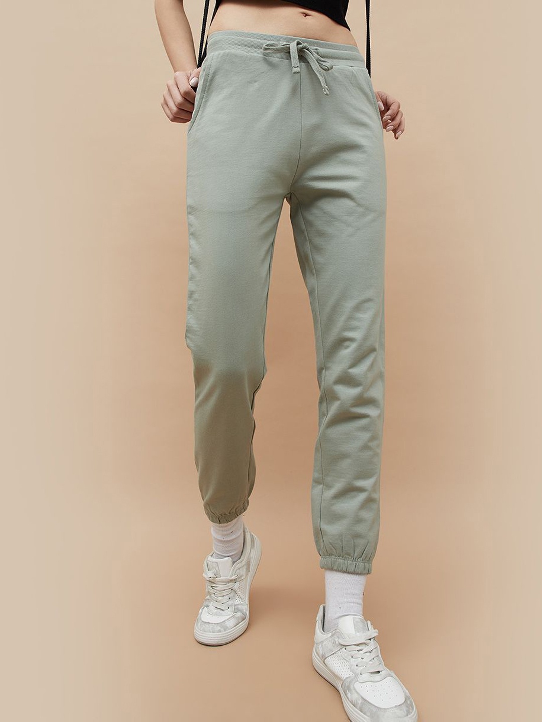 

Fame Forever by Lifestyle Women Joggers Trousers, Green
