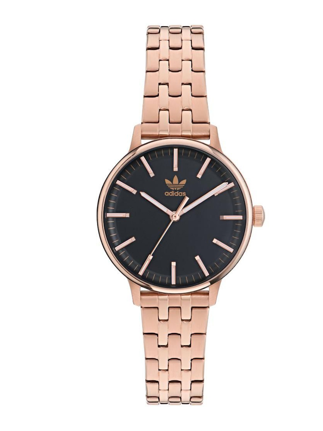

ADIDAS Originals Unisex Brass Dial & Stainless Steel Bracelet Style Straps Analogue Watch AOSY23526, Black