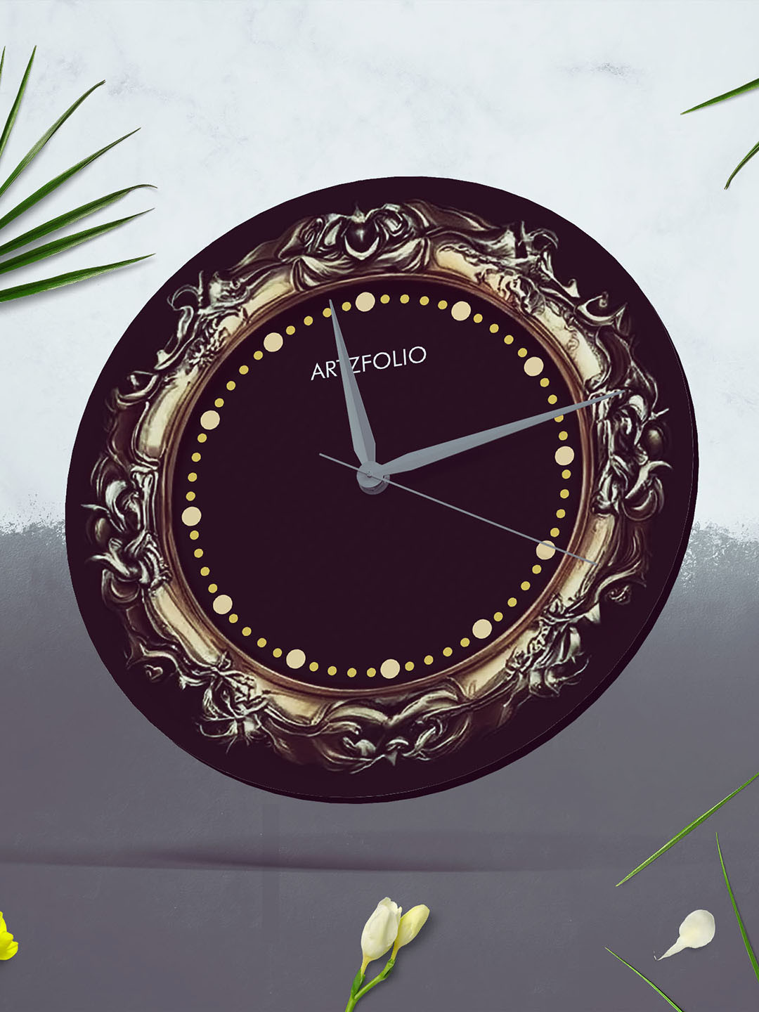 

ArtzFolio Multicoloured Printed Contemporary Wall Clock, Multi