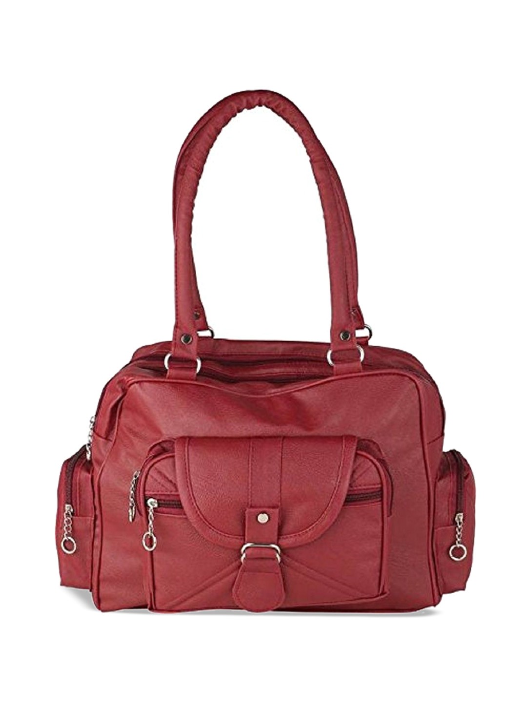 

DressBerry PU Structured Shoulder Bag, Maroon