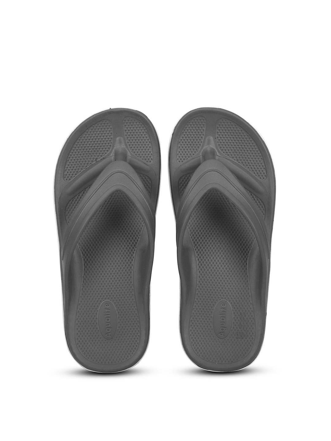 

Aqualite Unisex Kids Rubber Thong Flip-Flops, Grey