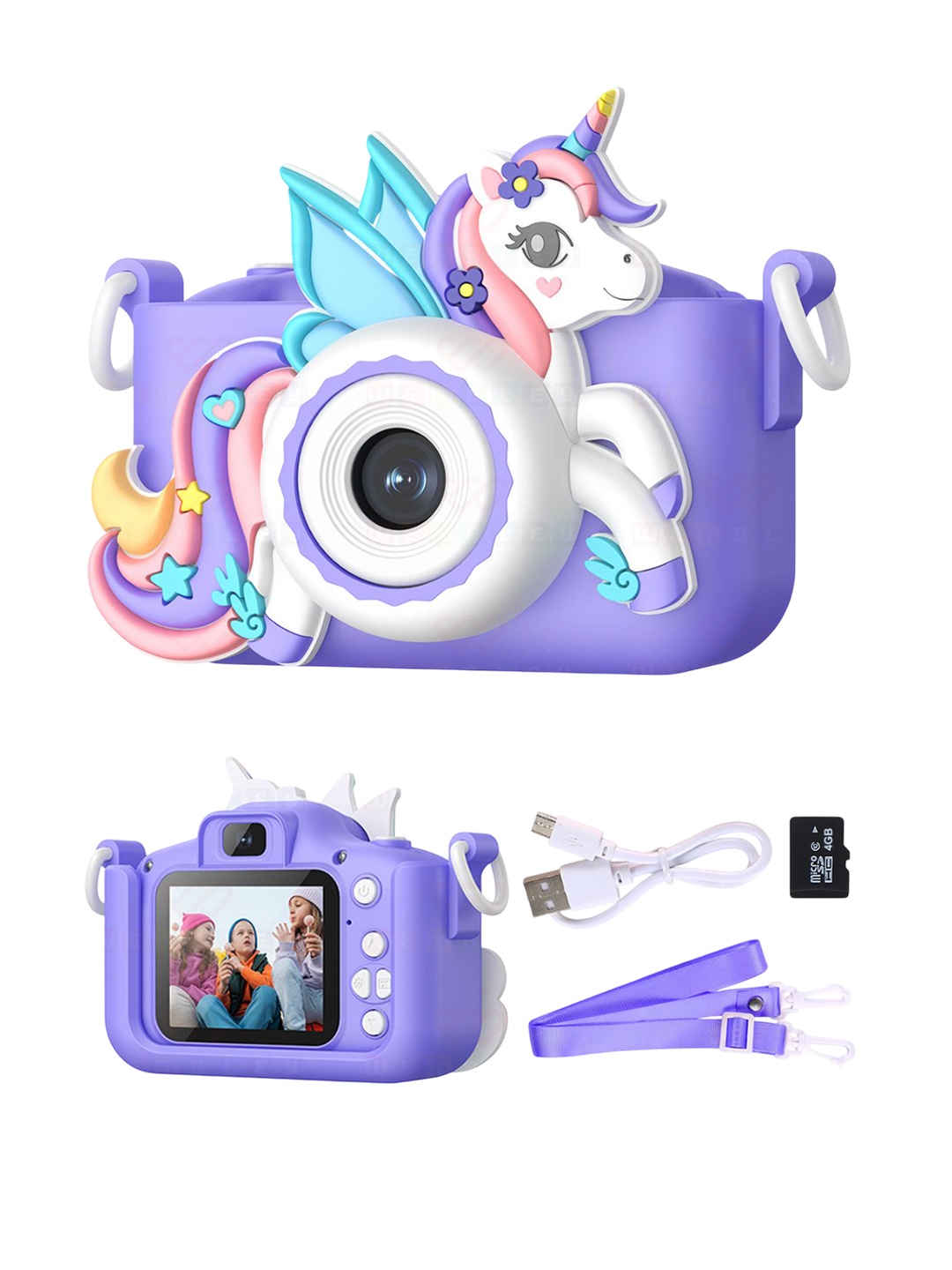

WEMBLEY Kids Printed Digital Camera, Purple