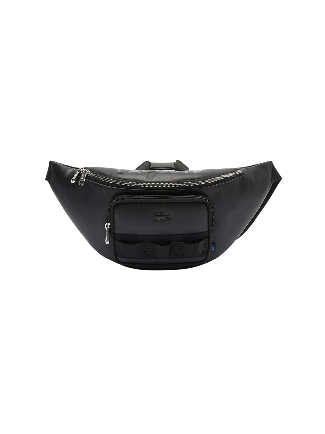 

Lacoste Textured Waist Pouch, Black
