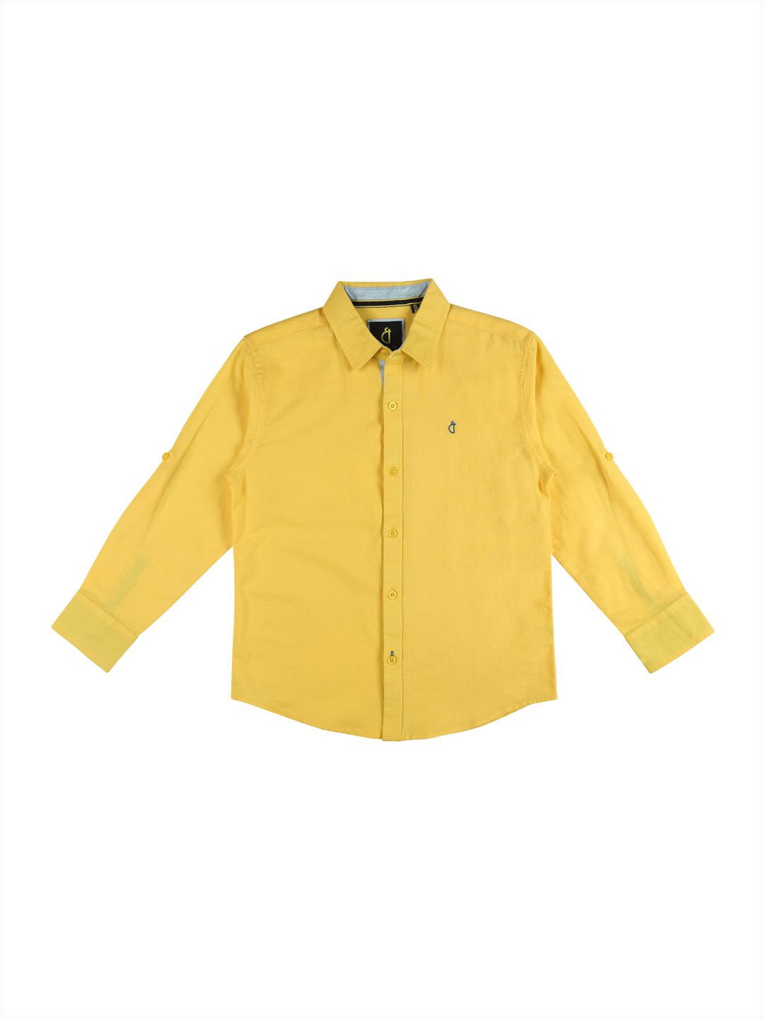 

Gini and Jony Boys Standard Opaque Casual Shirt, Yellow