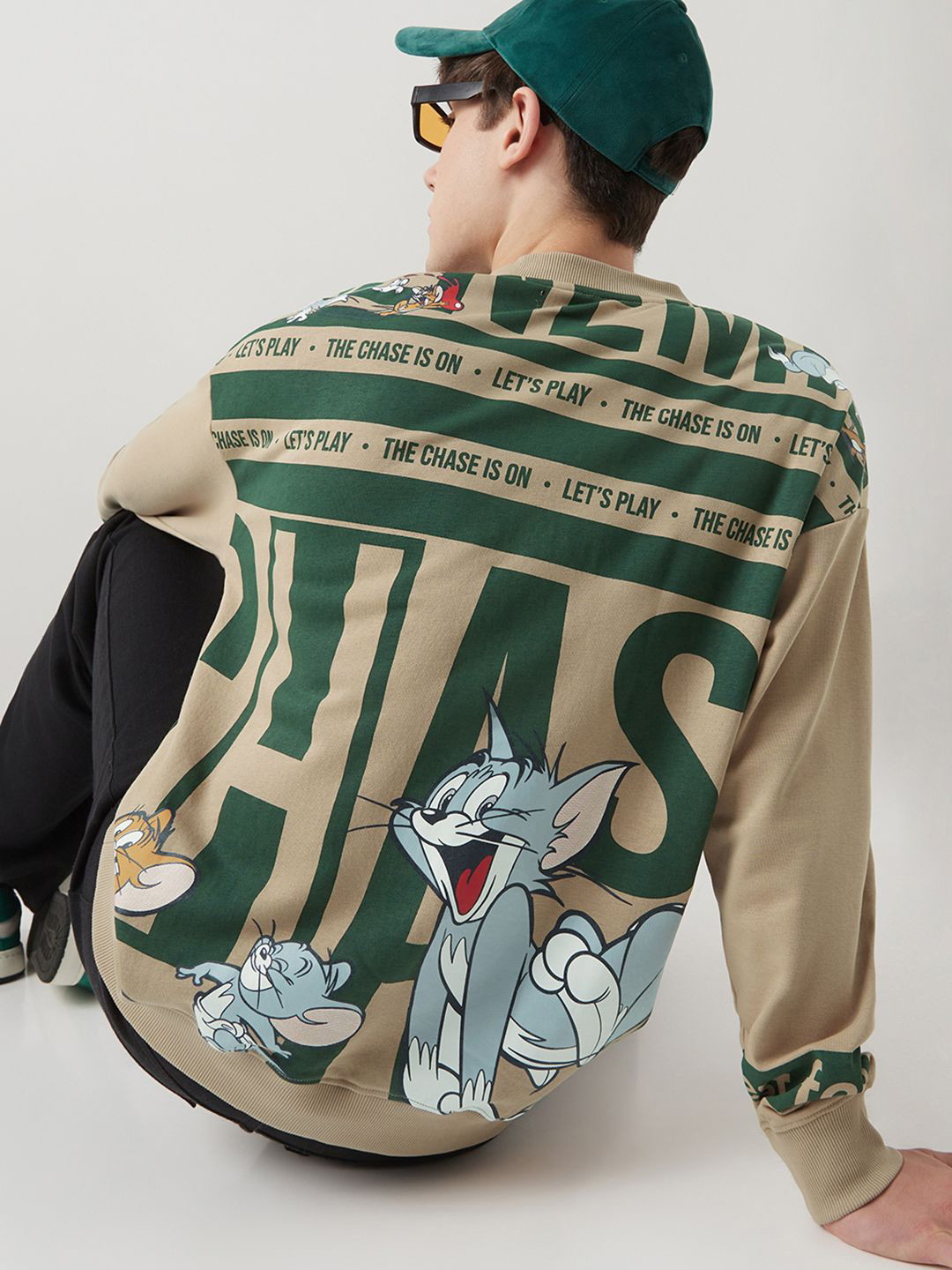 

Bewakoof Men Printed Sweatshirt, Brown